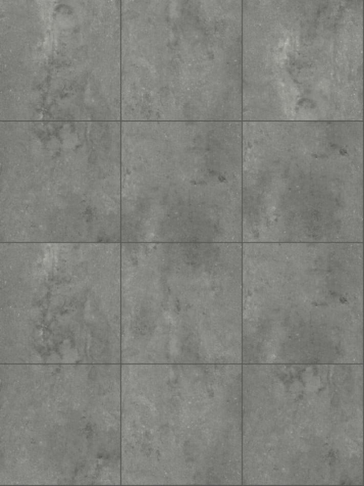 Elite klik flise antracit LVT gulv med korkbagside