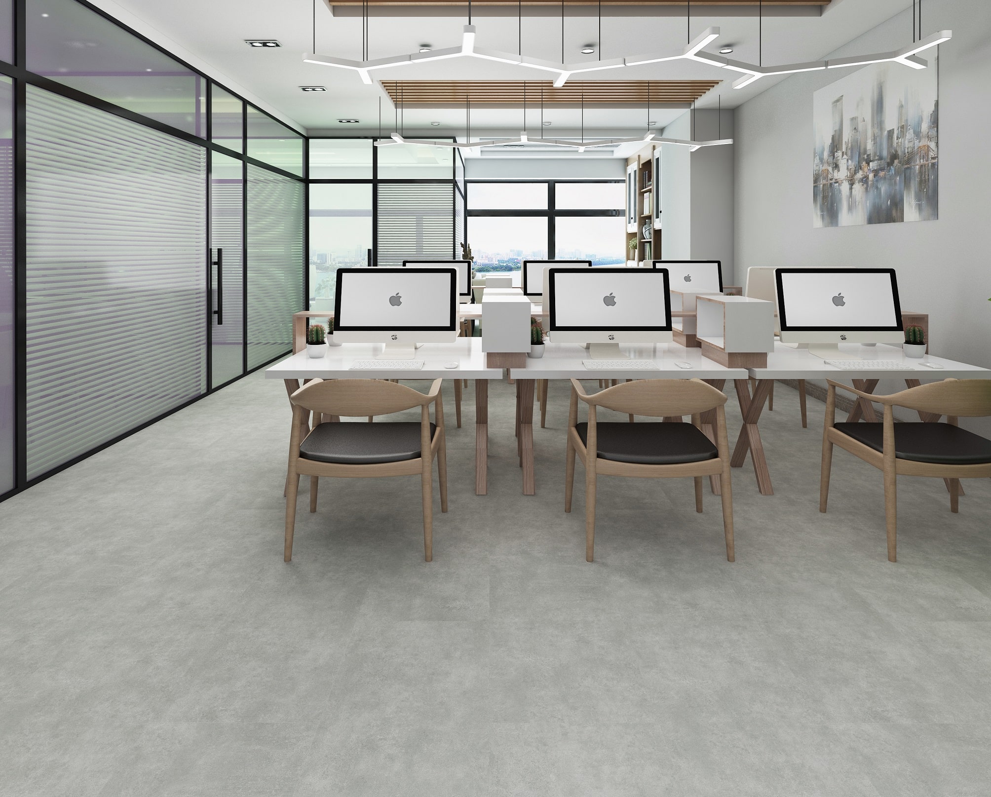 Looselay flise beton LVT gulv