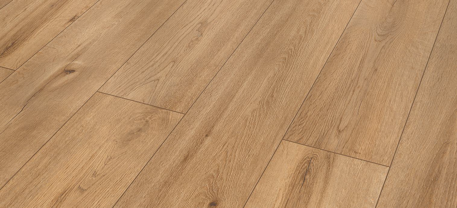 MigaSelect laminatgulv i farven eg natur